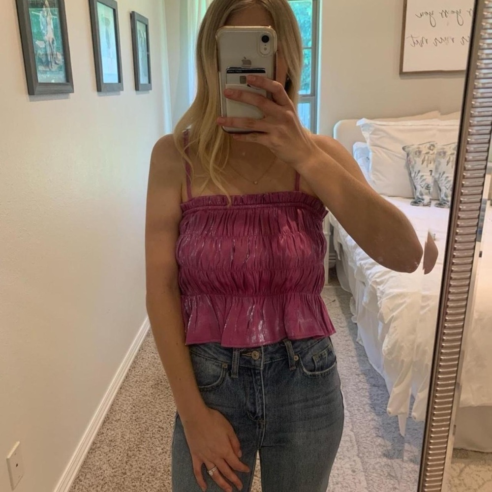 Forever 21 Purple Iridescent Tank